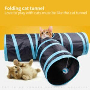 3 WAY KITTY PLAY TUNNEL